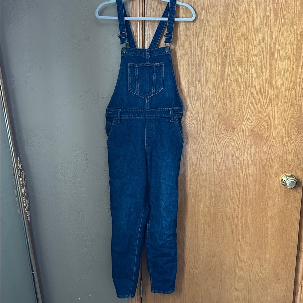 Old Navy Dark Blue Women Jeans Overalls
